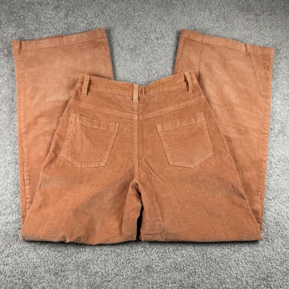 Roxy NEW Surf In Cloud Corduroy Pants in Camel Women's Wide Leg High Waist 29 - Picture 10 of 10
